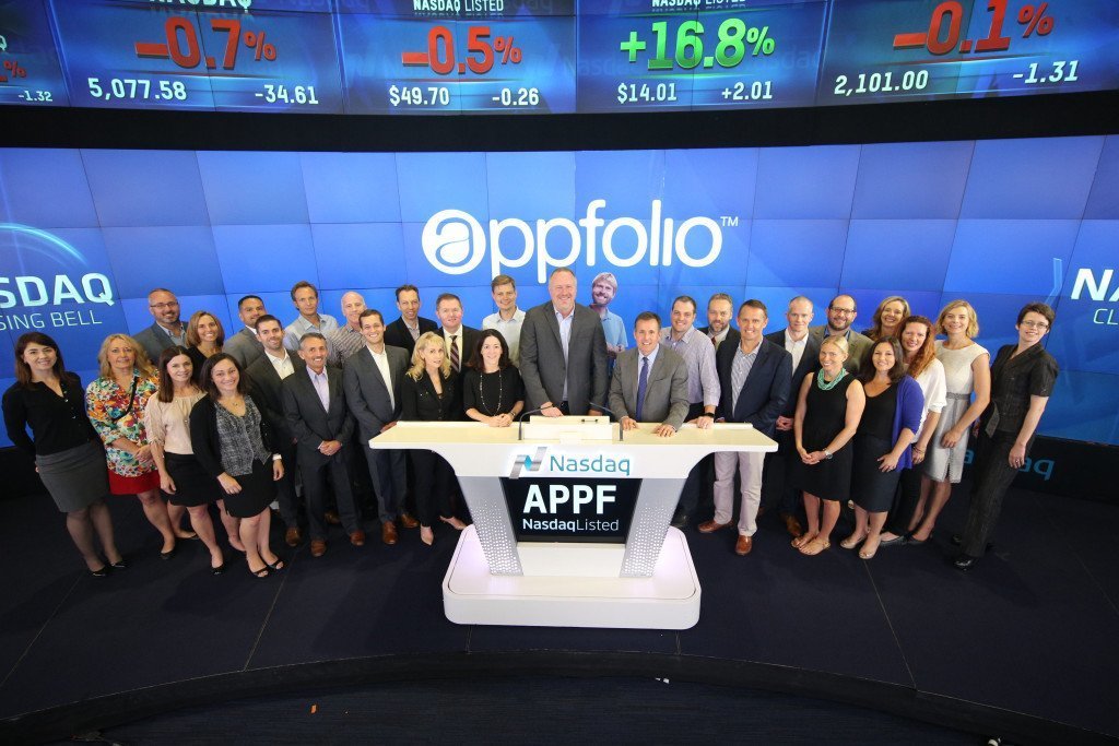 AppFolio opened for trading on the Nasdaq market on June 26.