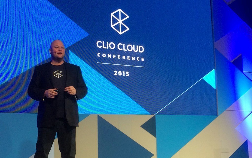 Clio CEO and co-founder Jack Newton delivers the opening keynote.