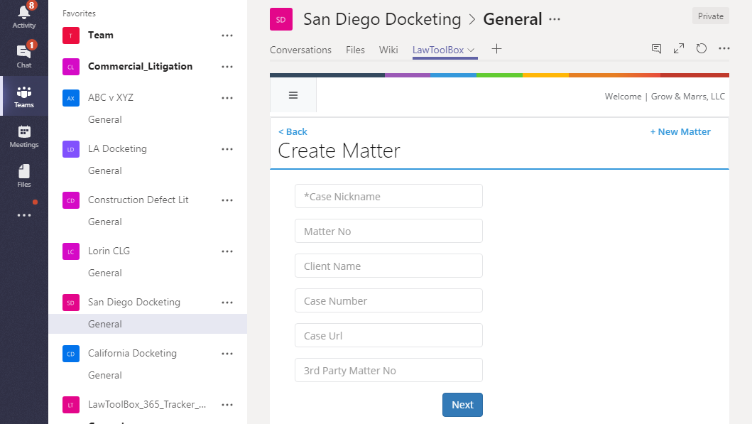 LawToolBox Offer Combines Free Access and Onboarding to Help Firms Manage Matters in Microsoft Teams