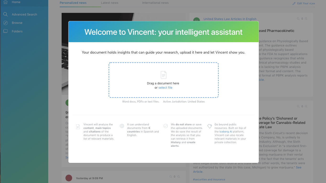 Vincent Joins CARA, EVA and Clerk as the Latest AI-Driven Research Assistant