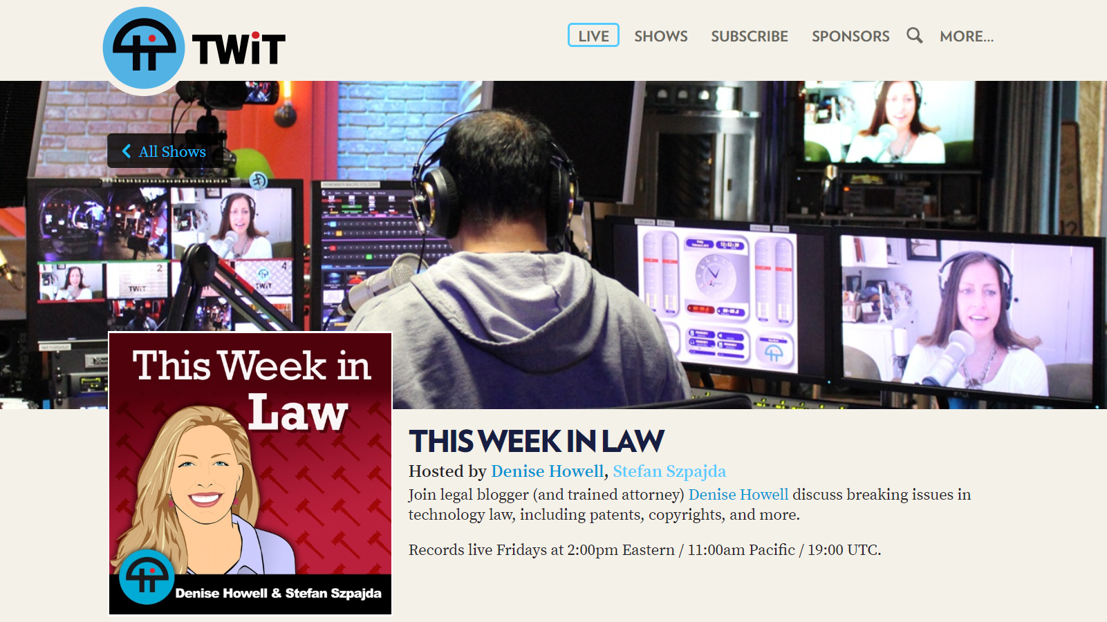 Live at 6 ET Today: The Last &#8216;This Week in Law&#8217;