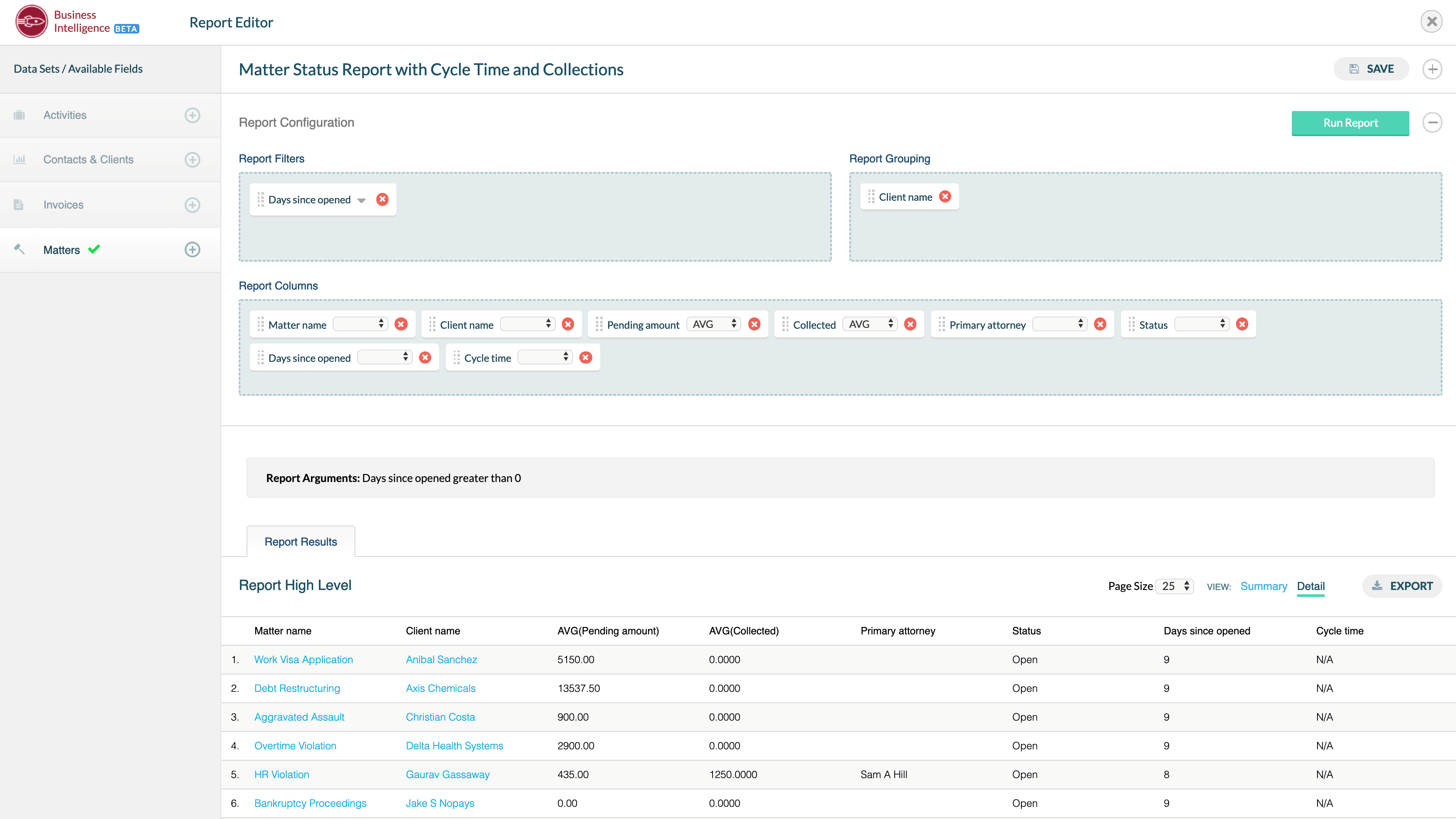 Rocket Matter Update Brings Business Intelligence Module, Configurable Dashboards, and More