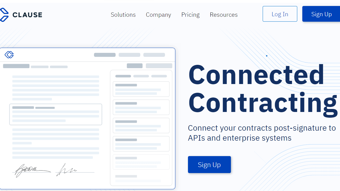 Smart Contracts Company Clause Raises $5.5M; DocuSign Among Investors