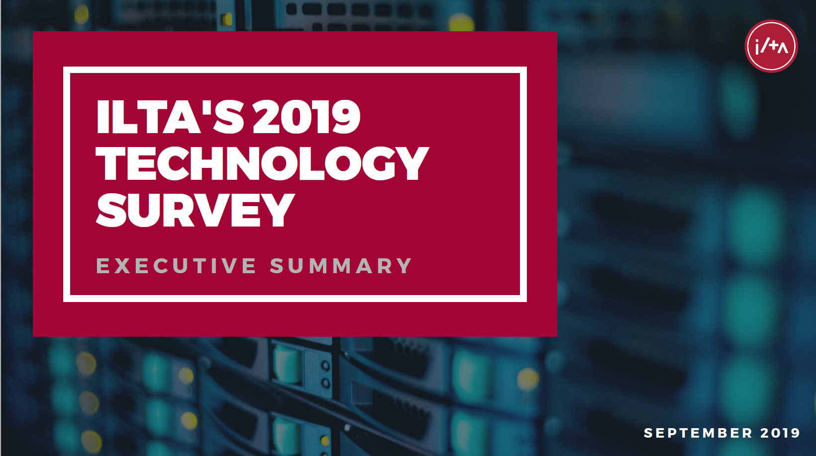 ILTA 2019 Tech Survey Shows AI Adoption Slow, But Cloud Move Quickening