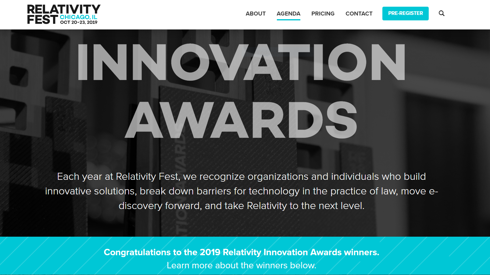 Winners Named of Relativity&#8217;s 2019 Innovation Awards