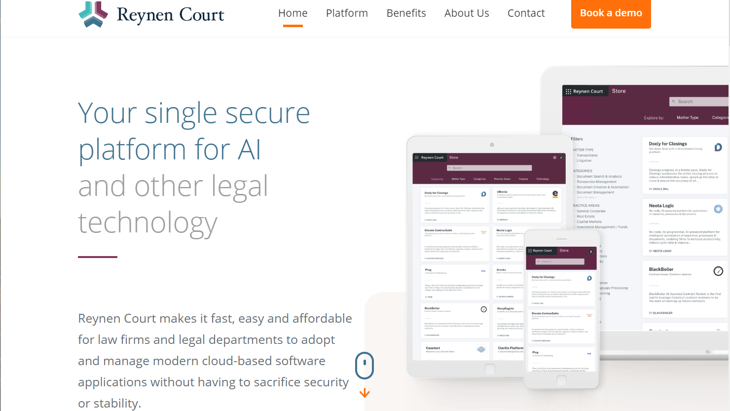 Reynen Court Formally Launches Its &#8216;App Store of Law&#8217;