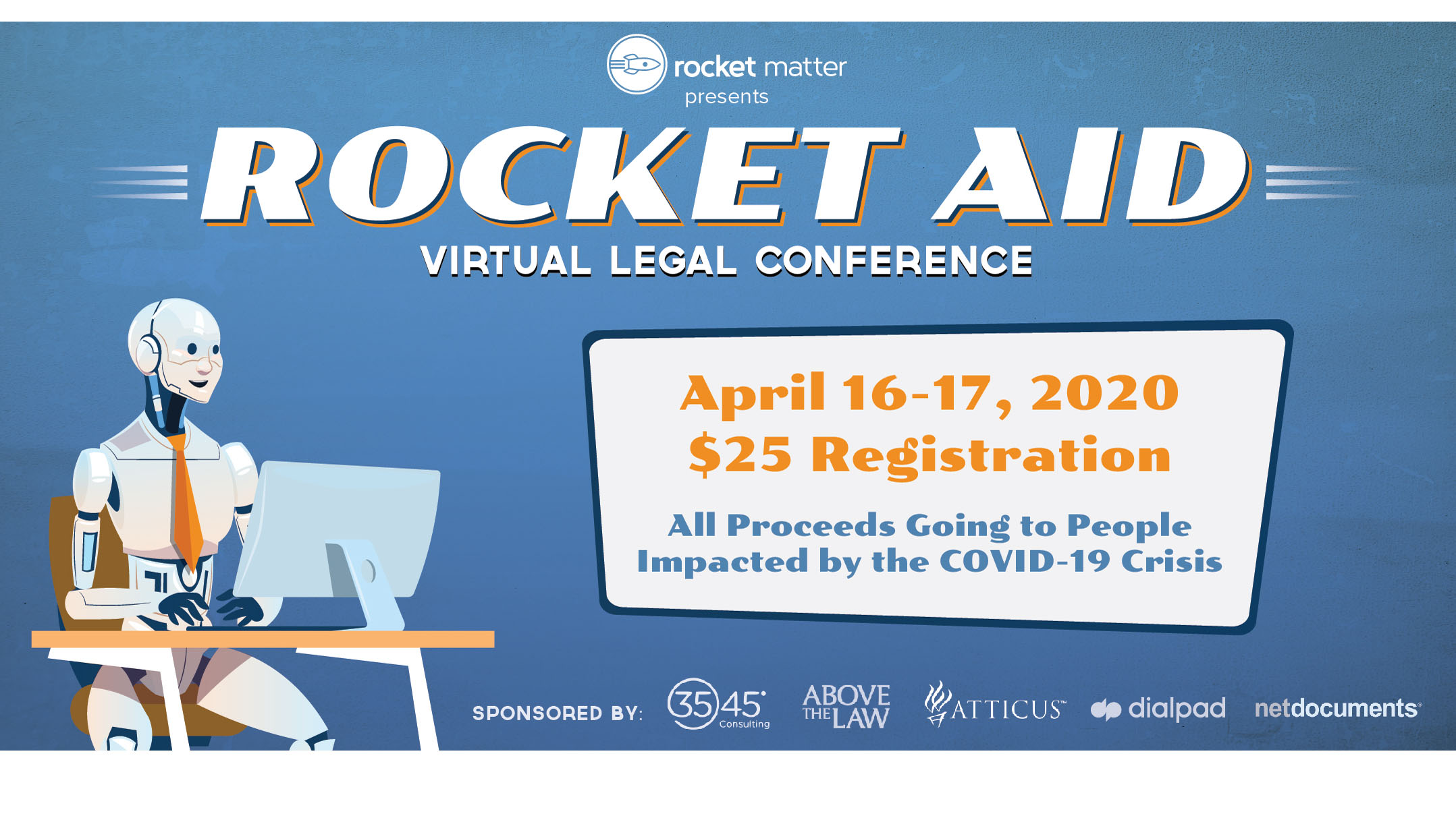 Rocket Matter to Stage &#8216;Rocket Aid,&#8217; A Charitable Virtual Conference for Lawyers