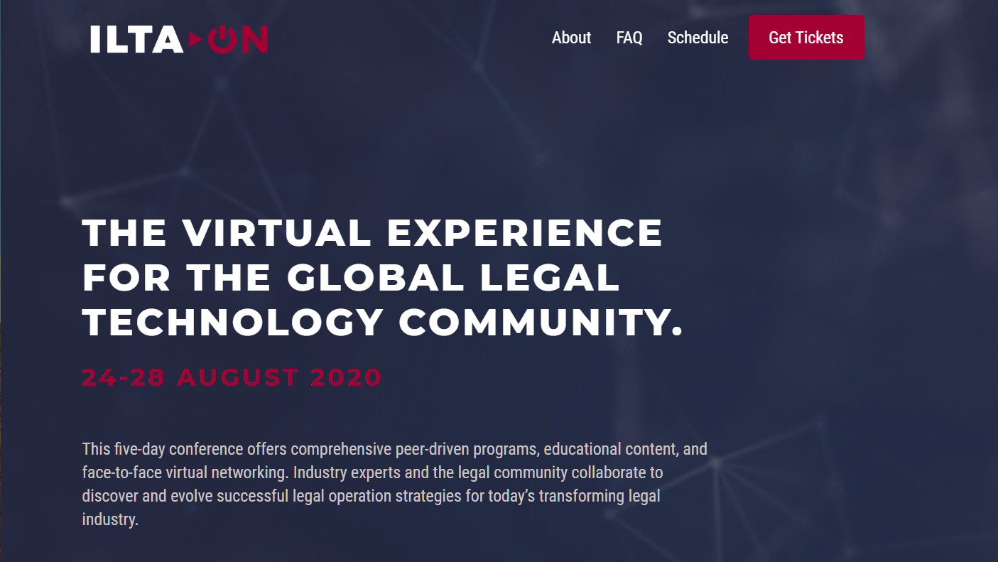 ILTACON 2020 Will Be Entirely Virtual