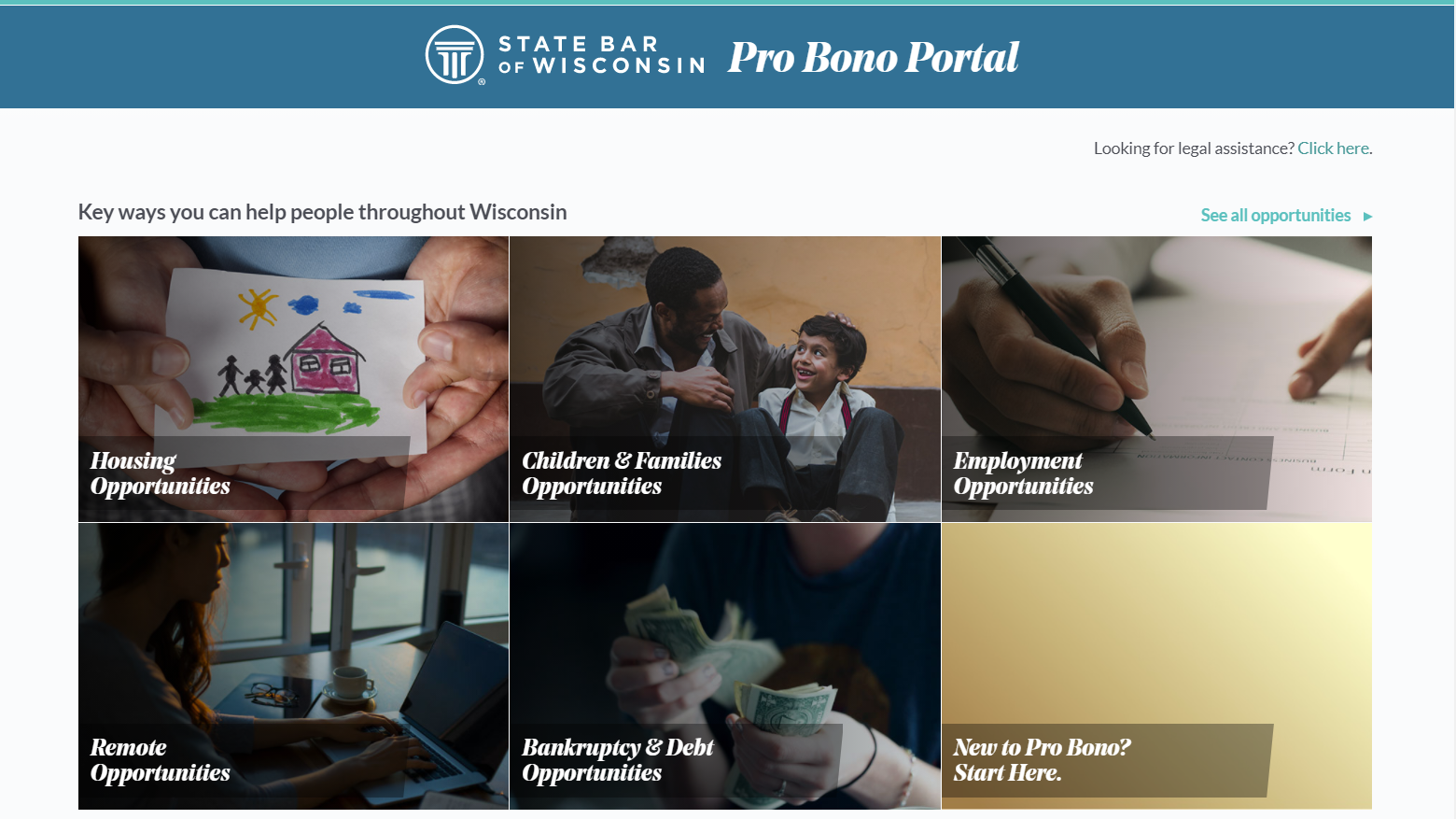 Pro Bono Portal Connects Wisconsin Lawyers With Clients In Need