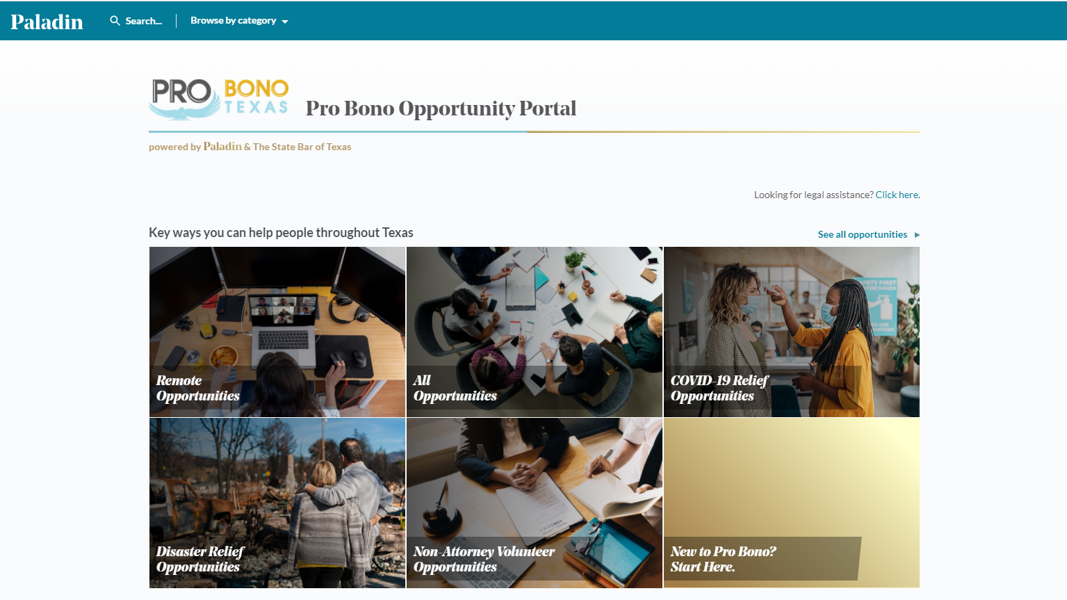Texas Bar and Paladin Partner to Launch Statewide Pro Bono Portal