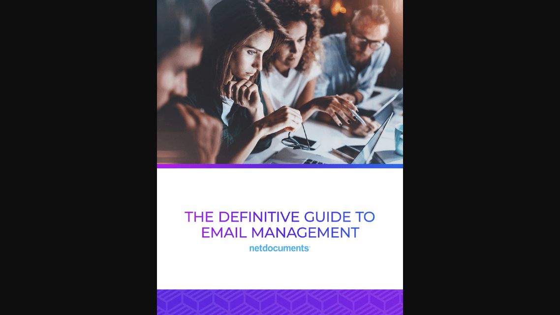 Featured Resource: The Definitive Guide to Email Management for Mid-Size Firms