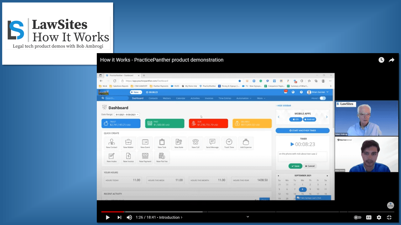 <i>How It Works</i>: PracticePanther, Cloud-Based Law Practice Management Software