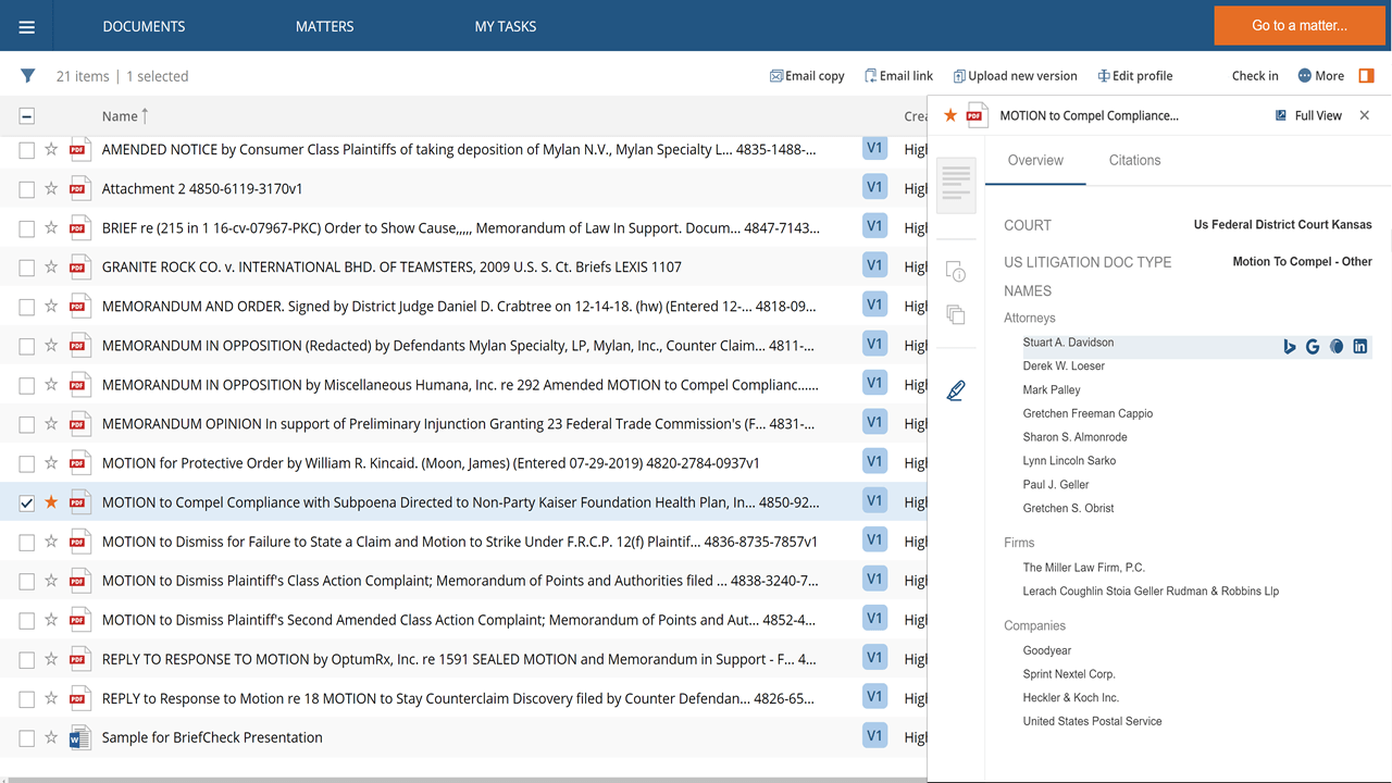 New NetDocuments Feature, Powered By LexisNexis, Adds Key Research Data to Litigation Documents Automatically, Enhancing Search and Viewing