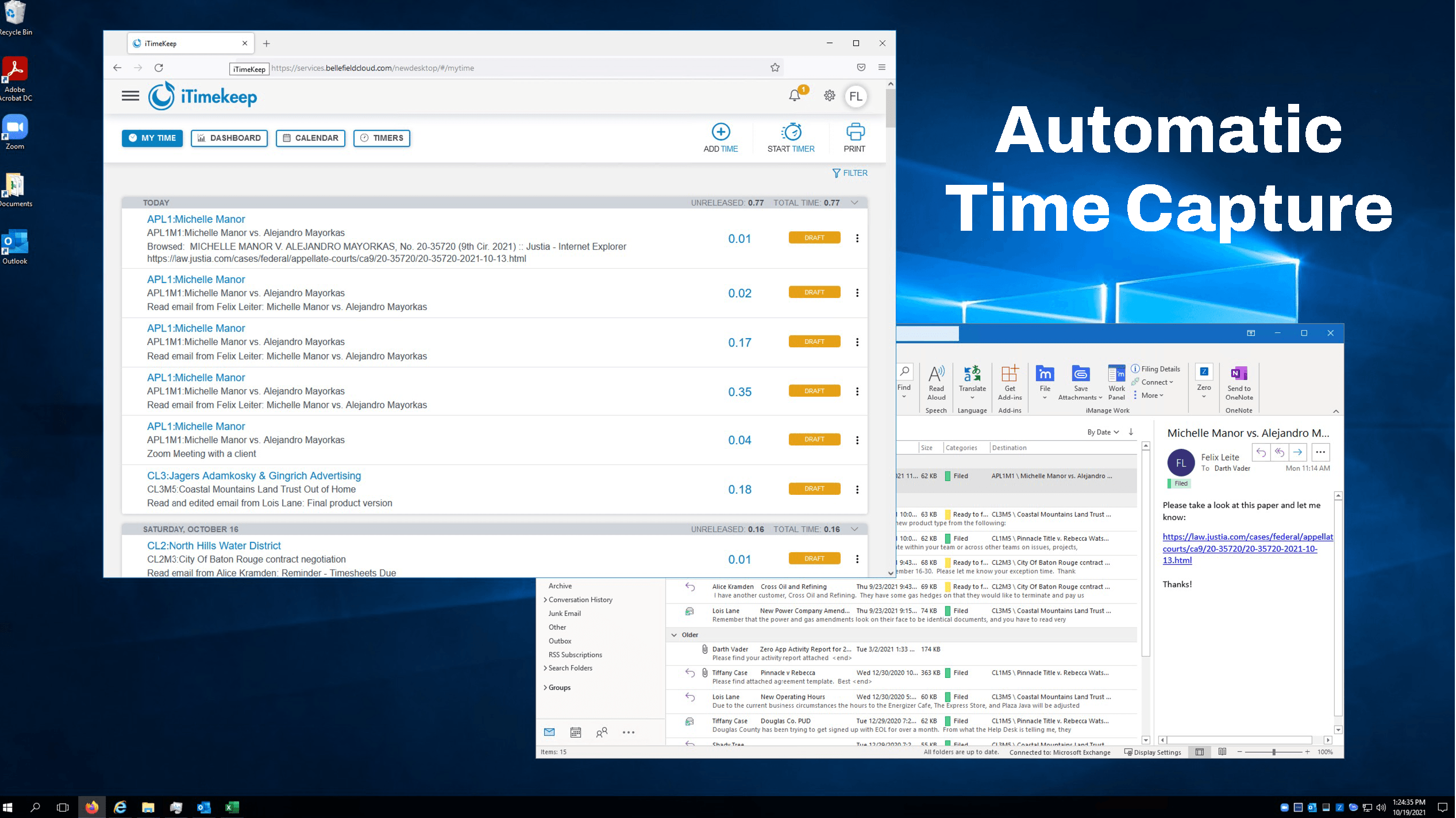 ZERO&#8217;s New Product Automatically Captures Billable Time On A Lawyer&#8217;s Desktop Computer