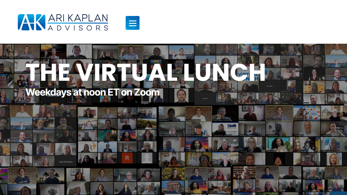 I&#8217;ll Be Joining Ari Kaplan&#8217;s Virtual Lunch Today to Demo the New LawNext Legal Technology Directory