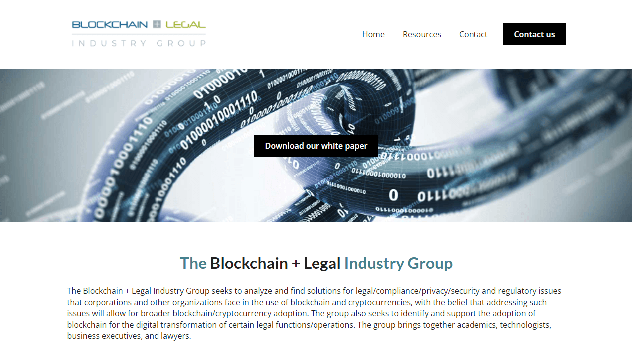 Blockchain Legal Industry Group Aims to Raise Awareness of Legal and Regulatory Issues