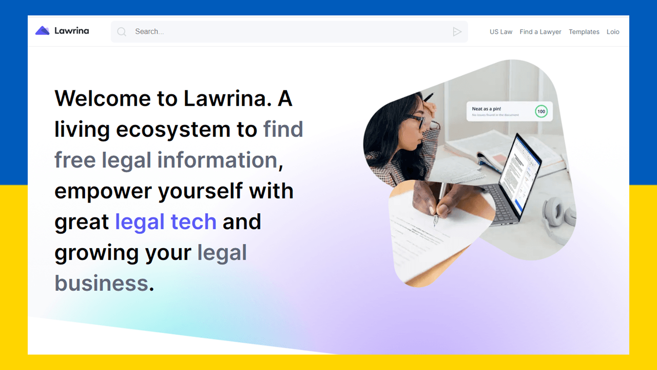 Guest Post: How Ukraine-Based Legal Tech Startup Lawrina is Adapting During the War