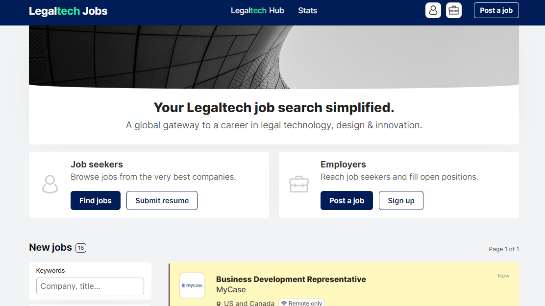 LegalTech Hub acquires LegalTech Jobs, Adding Job Listings to Its Directory