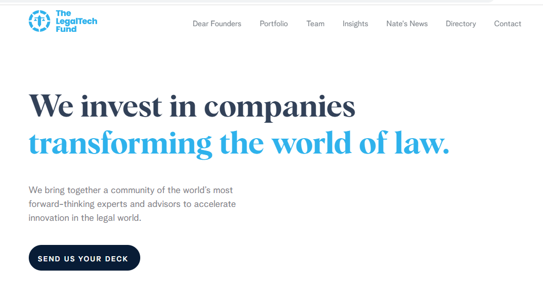 The LegalTech Fund Raises $28.5M, Exceeding Its Goal for Money to Invest in Legal Tech Startups