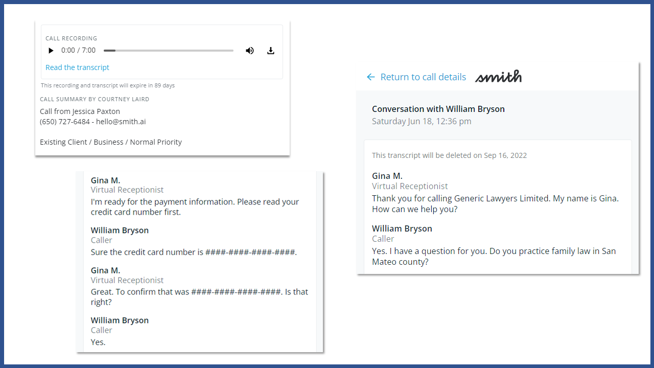 Smith.ai, Virtual Receptionist Service, Now Offers Automatic Call Recording and Transcription