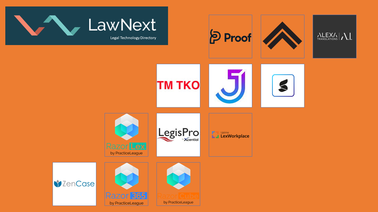 The 10 Latest Additions to the LawNext Legal Technology Directory, 8/2/22