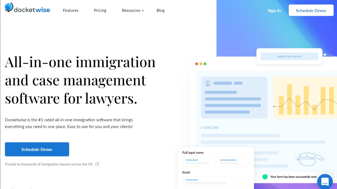 Immigration Software Docketwise Adds Native E-Signature Functionality