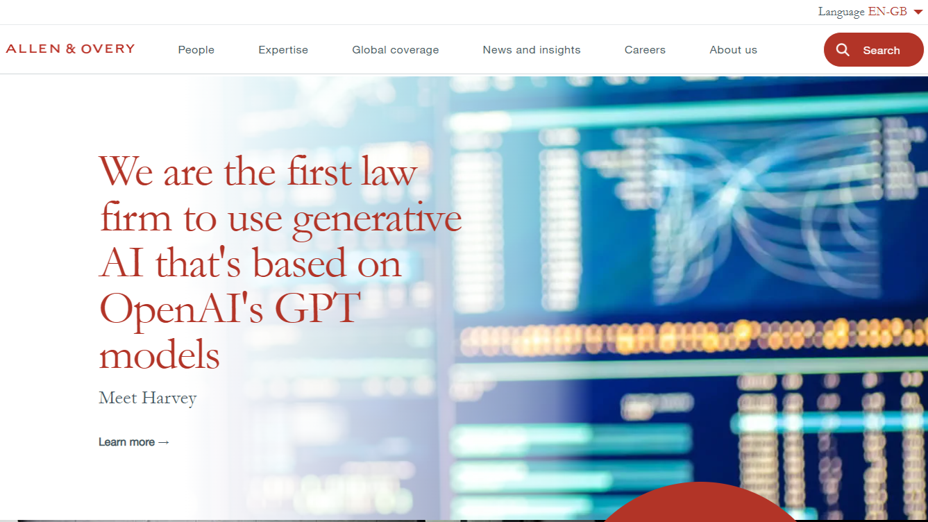 As Allen &#038; Overy Deploys GPT-based Legal App Harvey Firmwide, Founders Say Other Firms Will Soon Follow