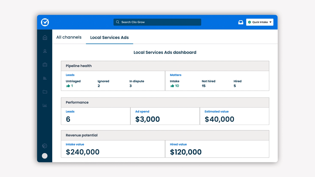 Law Firms Can Now Sign Up For And Manage Google&#8217;s Local Services Ads Directly Within Clio Grow