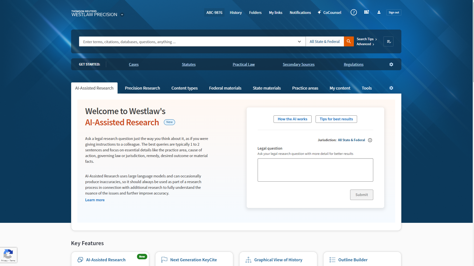 Major Thomson Reuters News: Westlaw Gets Generative AI Research Plus Integration with Casetext CoCounsel; Gen AI Coming Soon to Practical Law