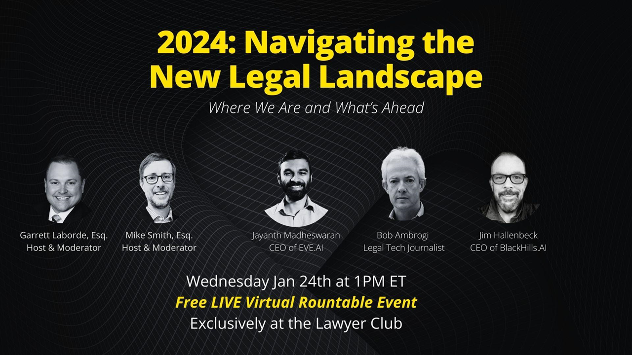 Today at 1 ET: Navigating the New Legal Landscape, Where We Are and What&#8217;s Ahead