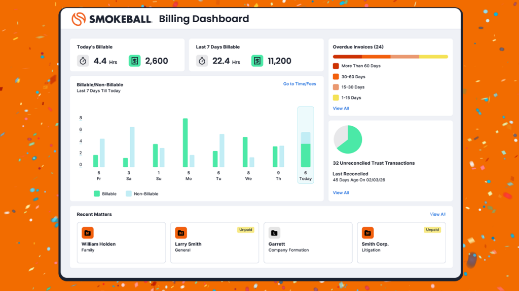 Smokeball’s Free Trust Accounting Program Now Reaches More Than 900,000 U.S. Lawyers