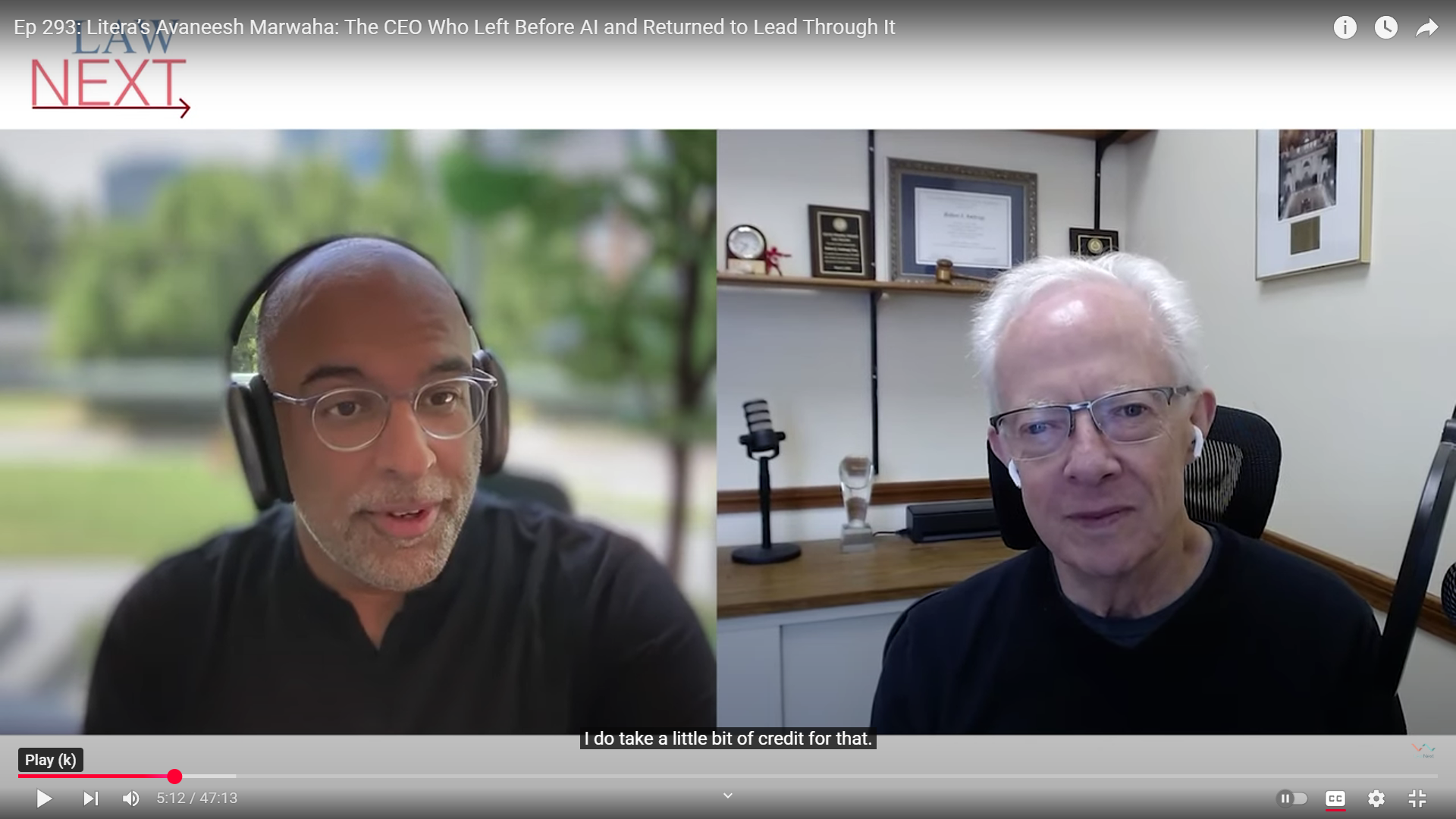 On LawNext: Litera’s Avaneesh Marwaha: The CEO Who Left Before AI and Returned to Lead Through It
