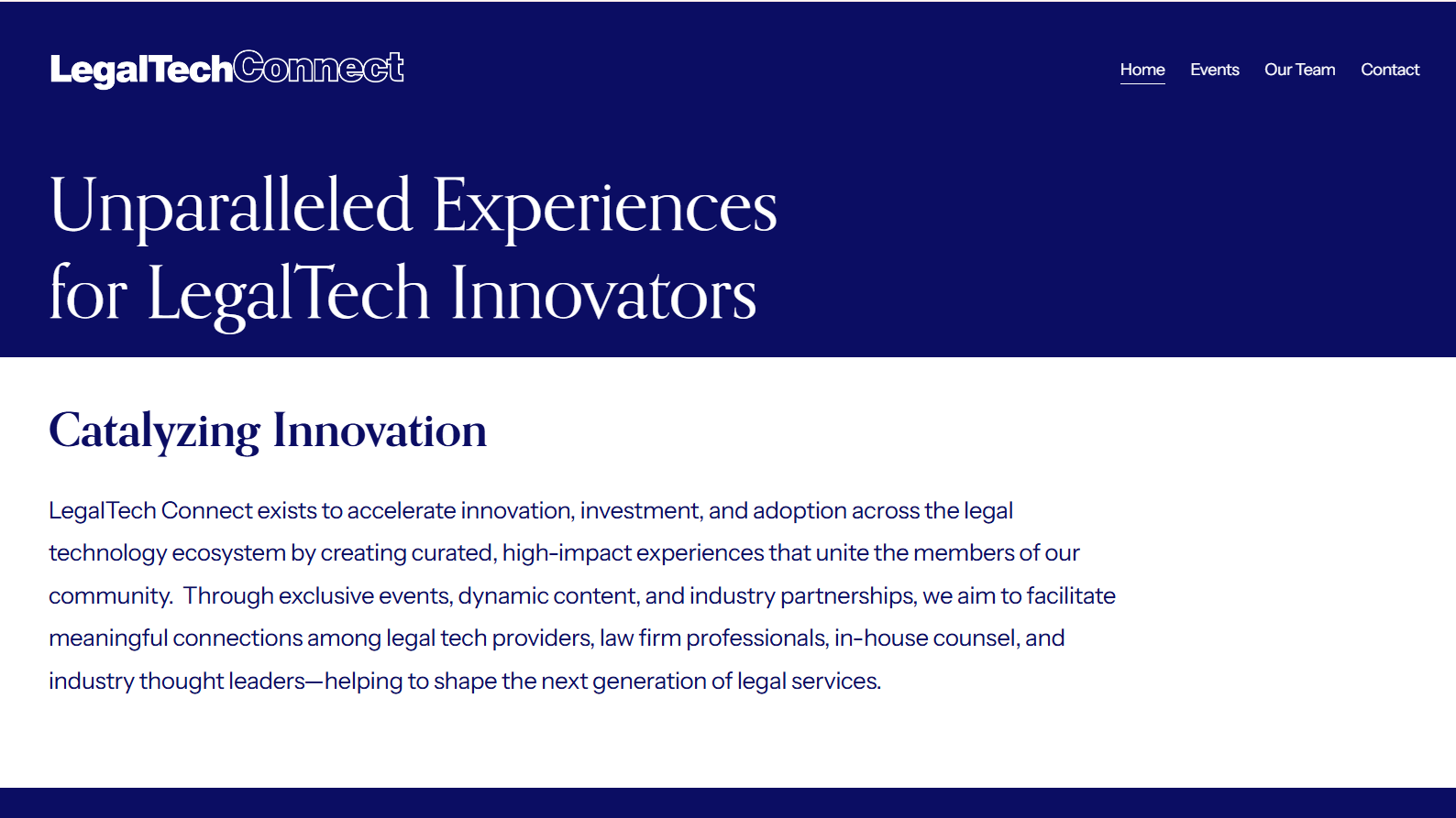 Legal Tech Veterans Launch LegalTech Connect, A Platform To Drive Connections through Events, Advisory Services, and Resources