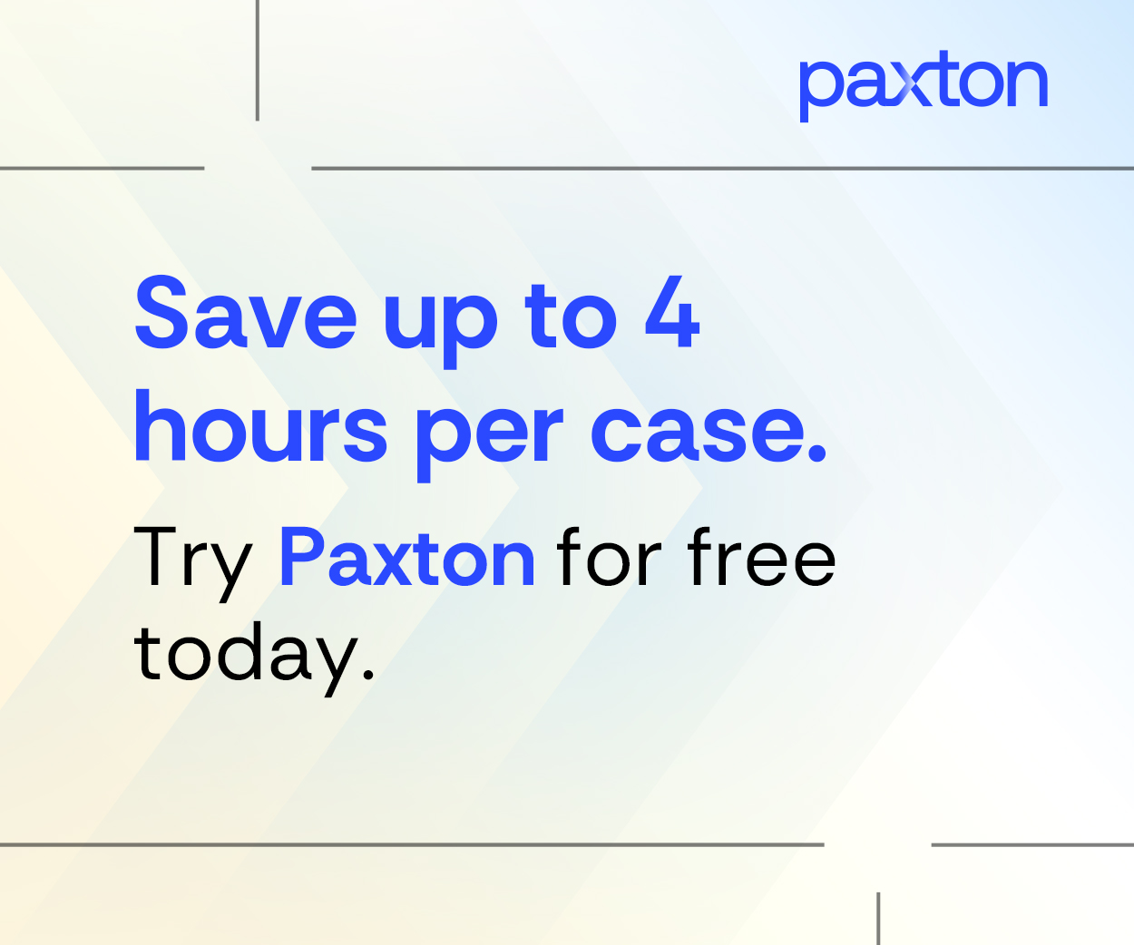 Advertisement for PaxtonAI
