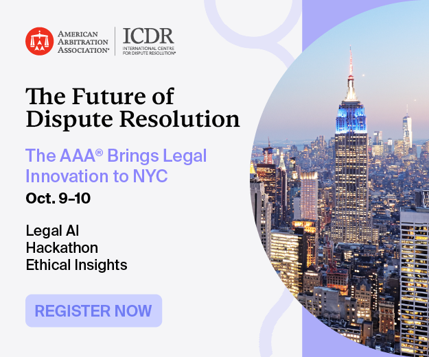 Sign up for the NYC Future of Dispute Resolution by AAA