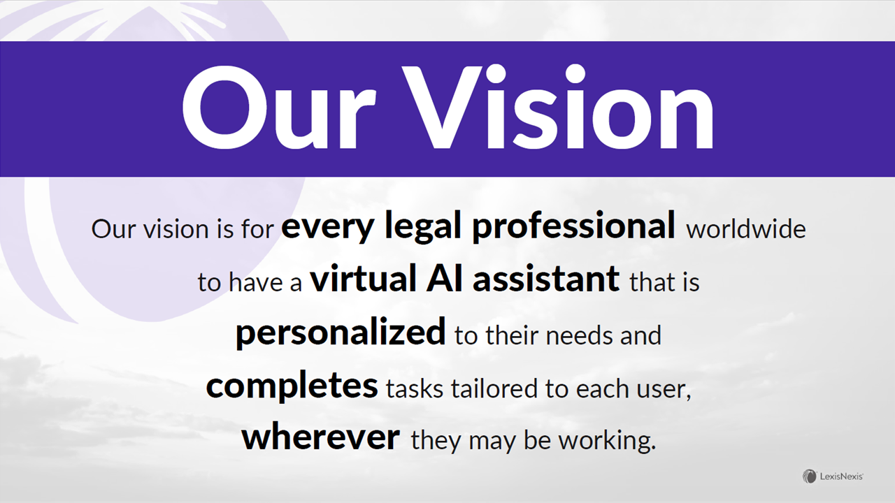 LexisNexis: Every Lawyer Will Have A Personalized AI Assistant