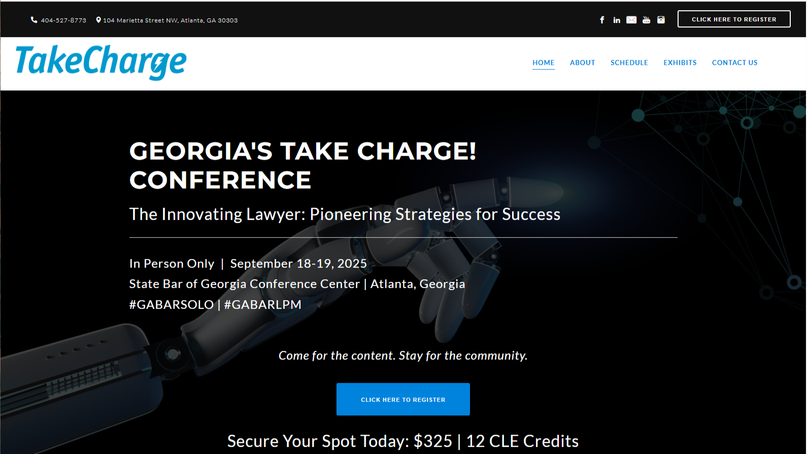 In or Near Georgia? Check Out the Solo &#038; Small Firm Conference Sept. 18-19