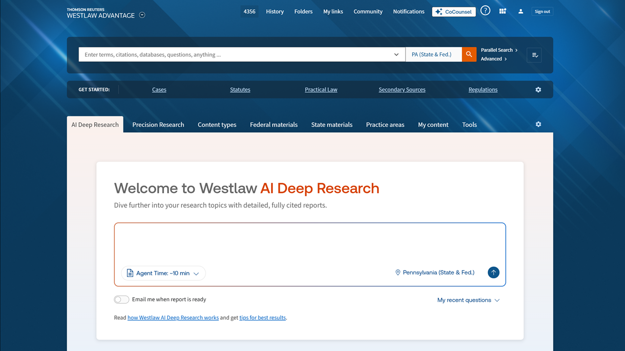 Thomson Reuters Launches CoCounsel Legal with Agentic AI and Deep Research Capabilities, Along with A New and &#8216;Final&#8217; Version of Westlaw