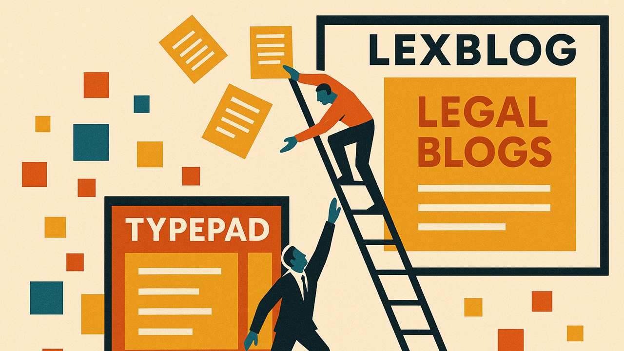 As Typepad Shuts Down, LexBlog Launches Rescue Operation To Save Nearly 600,000 Legal Blog Posts