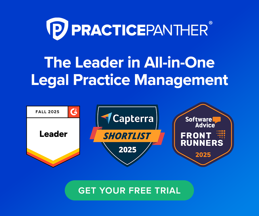 Advertisement for PracticePanther