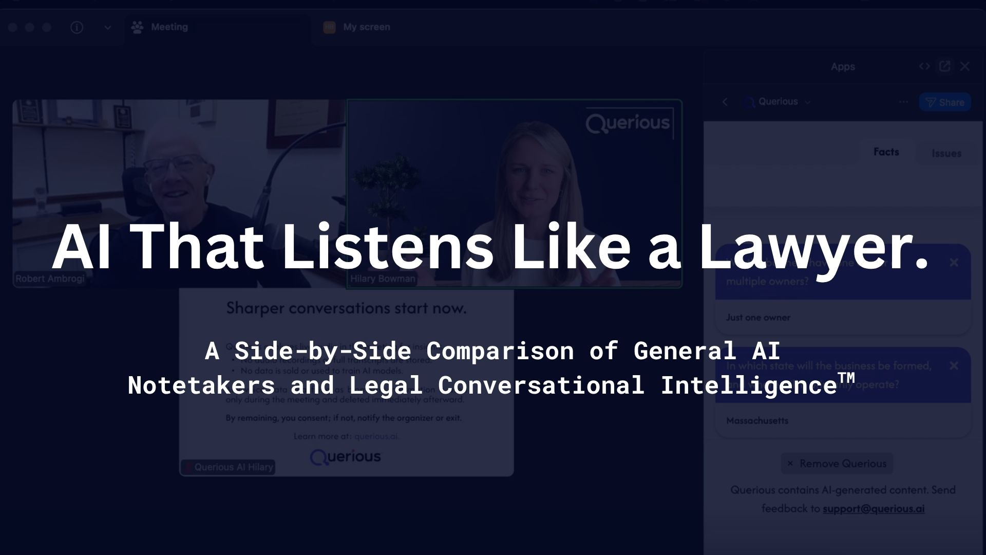 AI That Listens Like a Lawyer: A Side-by-Side Comparison of General AI Notetakers and Legal Conversational Intelligence