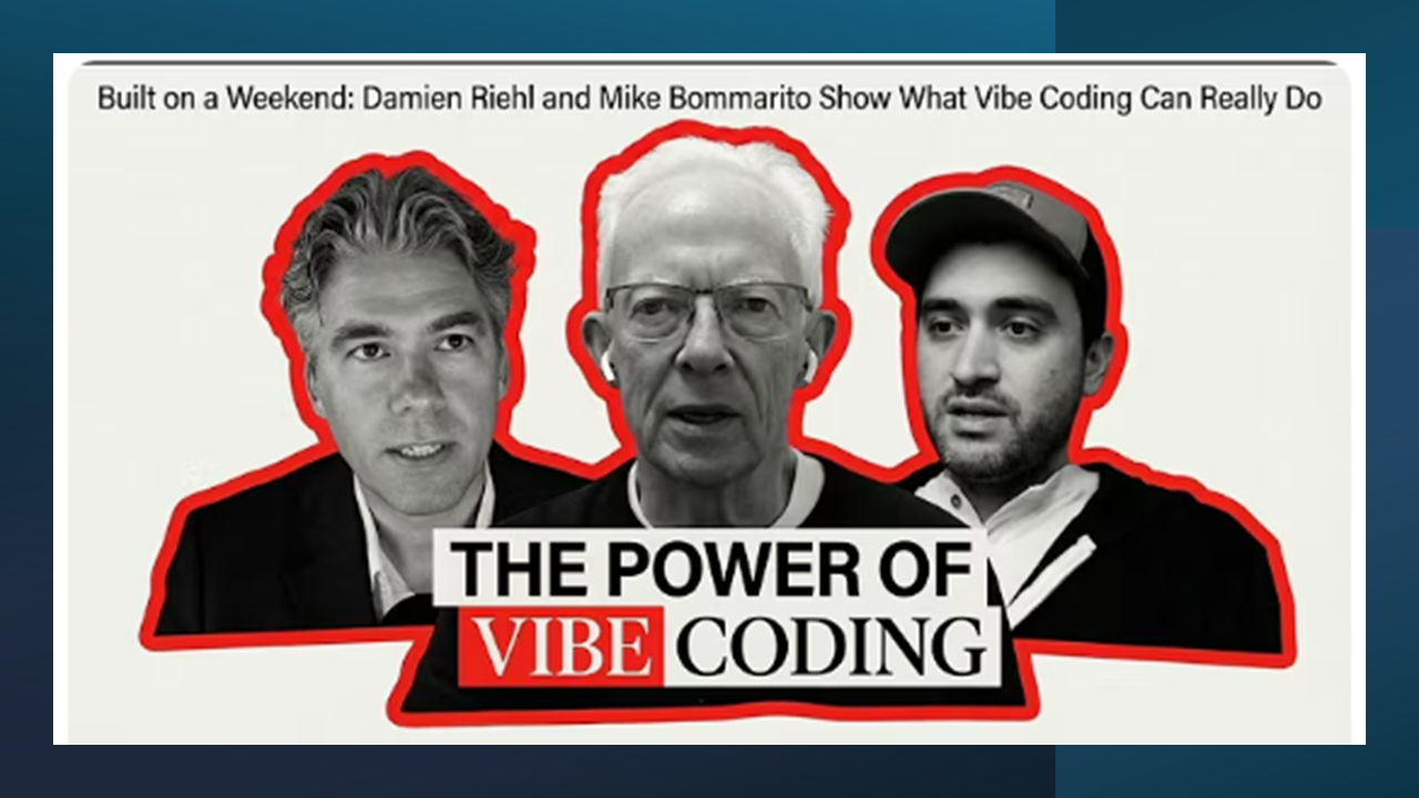 Built on a Weekend: Damien Riehl and Mike Bommarito Show What Vibe Coding Can Really Do