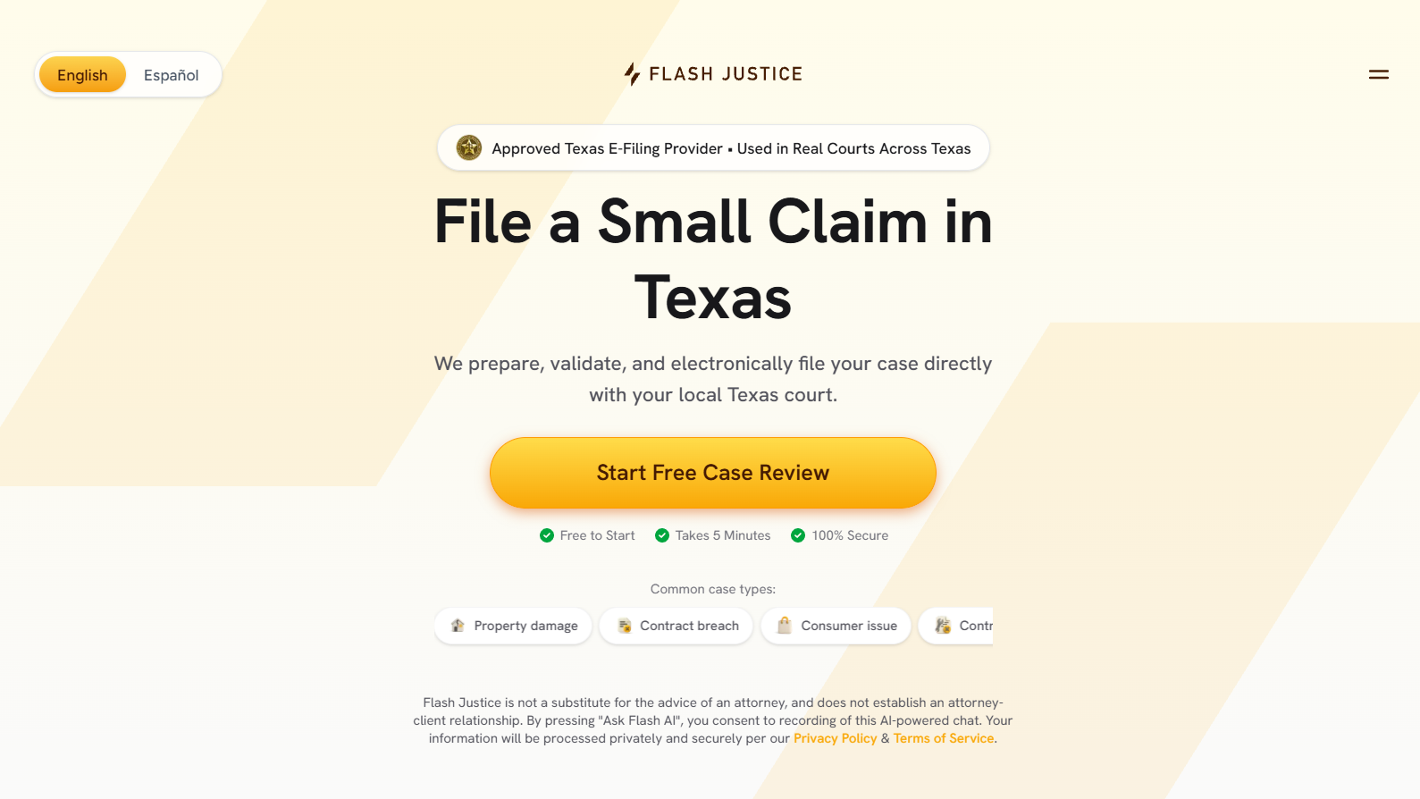 Flash Justice Aims to Take Small-Claims Plaintiffs Not Just to the Form, But All the Way through Filing