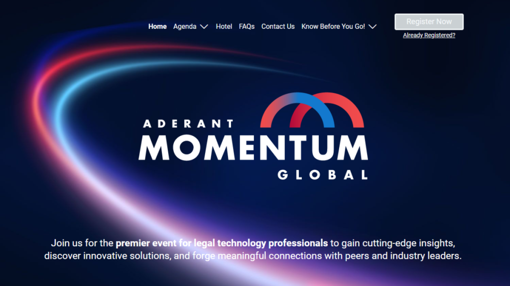 Aderant Introduces Agent Center at Momentum Global, Targeting Law Firm Back-Office Operations with AI