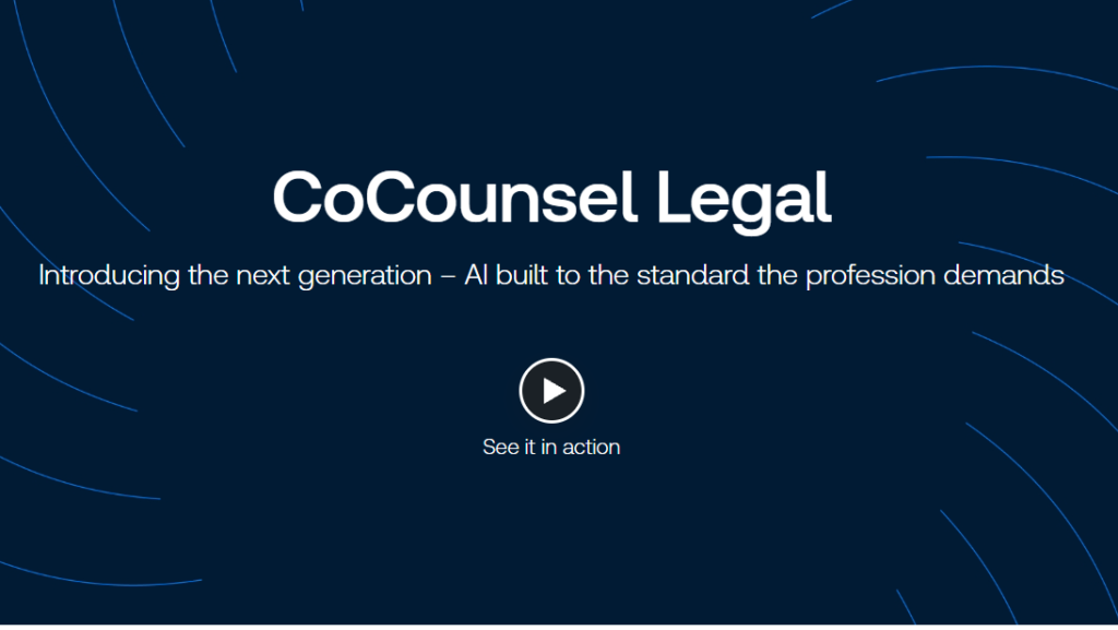 Thomson Reuters opens early access to next generation of CoCounsel Legal