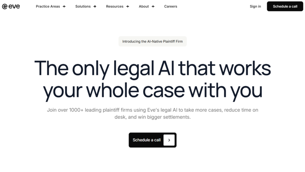 Eve Builds on AI Workforce Launch with EveOS, An AI-Native Operational Platform for Plaintiff Firms