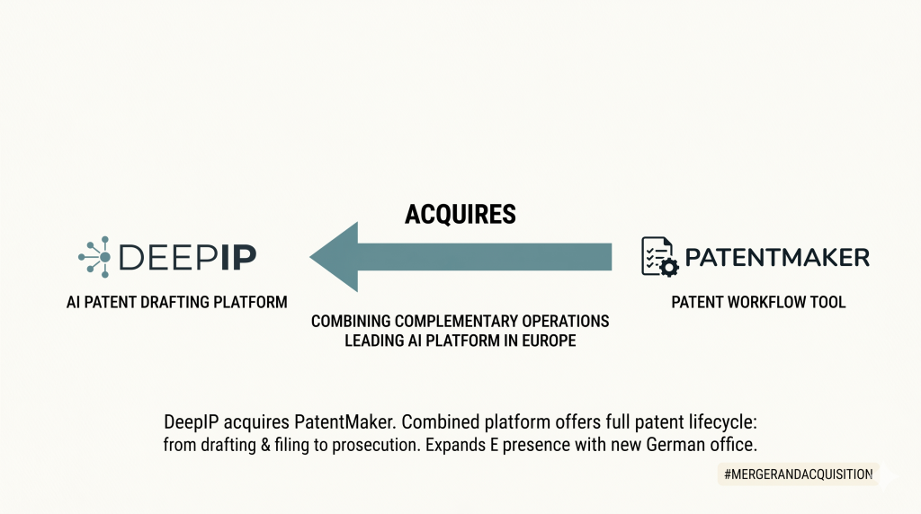 Targeting European Leadership in Patent AI, DeepIP Acquires PatentMaker