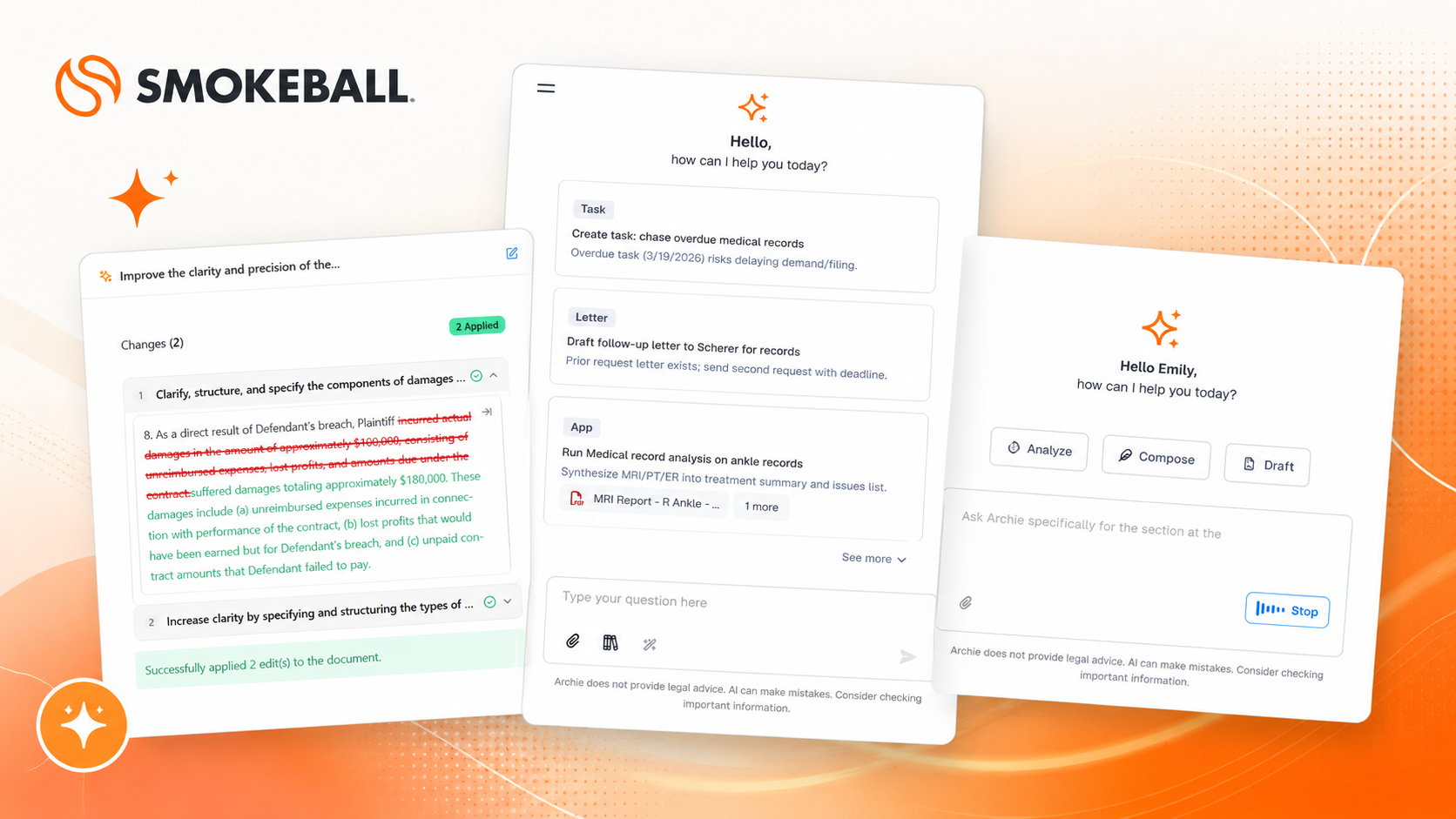 Two Years After Launching Its AI Assistant Archie, Smokeball Rolls Out the ‘Next Generation’ Built on Agentic AI, and Embedded in Word and Outlook