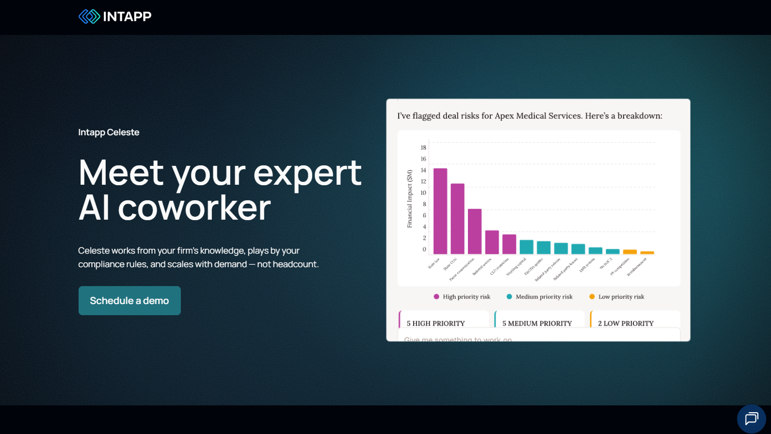 Intapp Makes Celeste Generally Available, Calling It An ‘AI Coworker’ To Run the Business Side of Law Firms