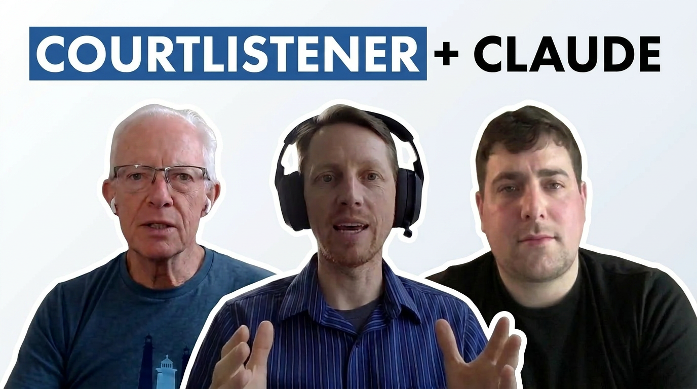 On LawNext: Legal Research for Everyone: Inside the CourtListener-Claude Partnership